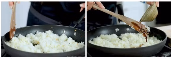 Bữa sáng nhanh gọn với cơm chiên tôm thơm lừng, người lớn trẻ nhỏ đều mê