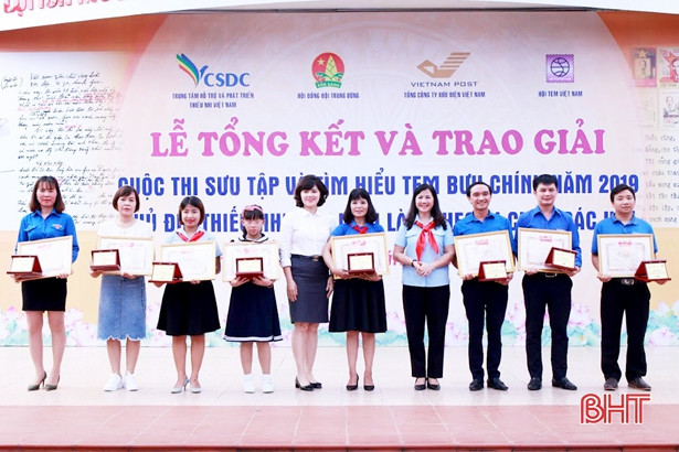 Hà Tĩnh đạt giải B sưu tập tem về chủ đề “Thiếu nhi làm theo Di chúc Bác”