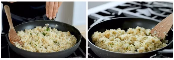 Bữa sáng nhanh gọn với cơm chiên tôm thơm lừng, người lớn trẻ nhỏ đều mê