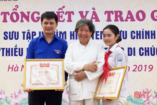 Hà Tĩnh đạt giải B sưu tập tem về chủ đề “Thiếu nhi làm theo Di chúc Bác”