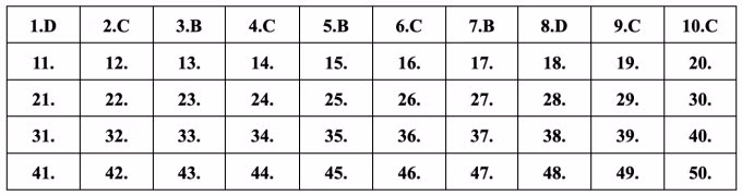 Gợi ý đáp án 24 mã đề thi Toán tốt nghiệp THPT năm 2023