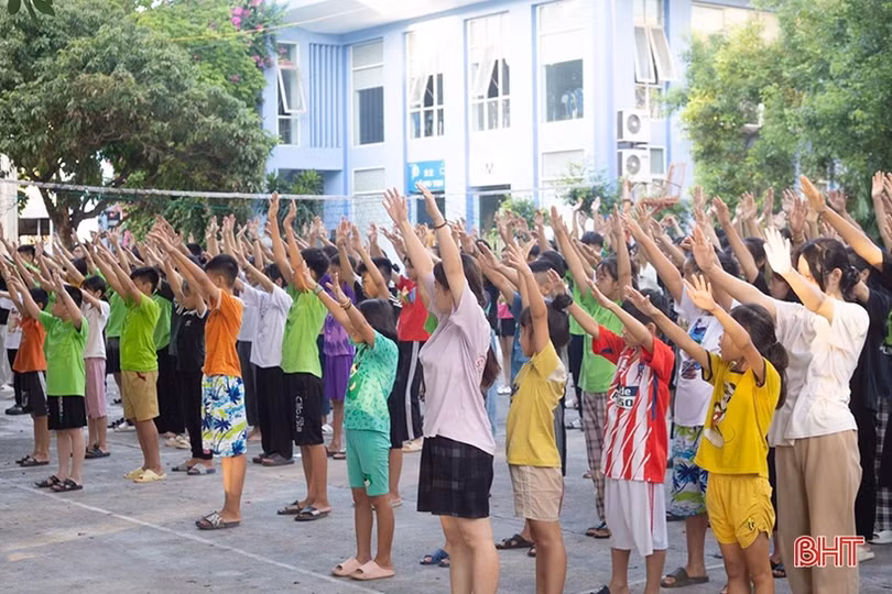 17 trẻ em mồ côi ở Cẩm Xuyên tham dự trại hè “Khát vọng”