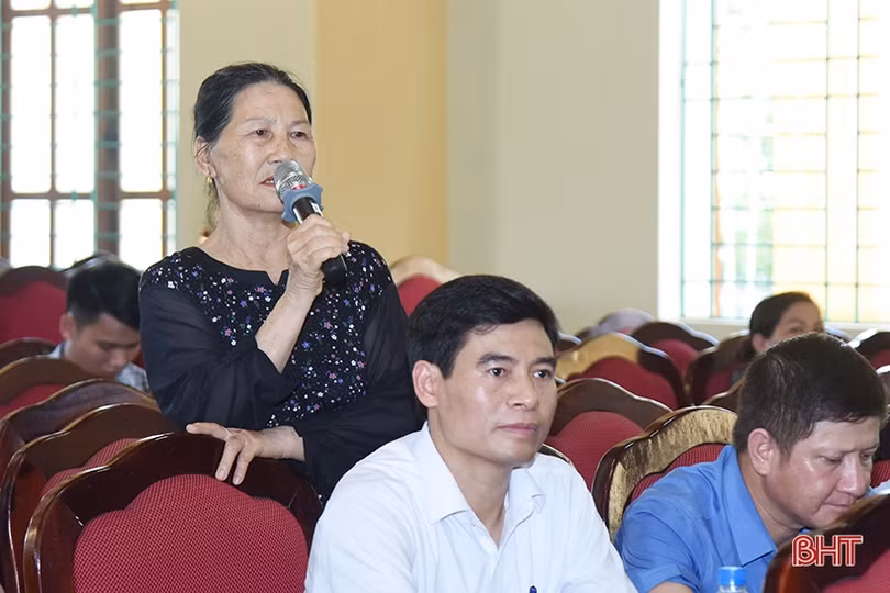 Can Lộc đối thoại với người dân về công tác đền bù, giải phóng mặt bằng cao tốc Bắc - Nam