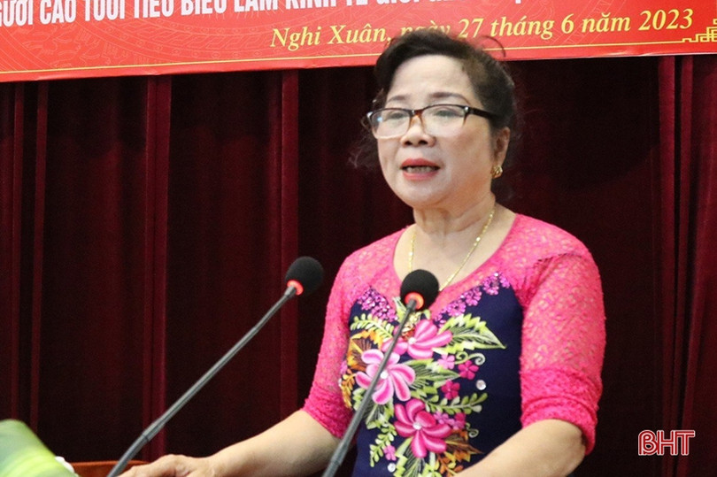 Nghi Xuân vinh danh 30 người cao tuổi làm kinh tế giỏi