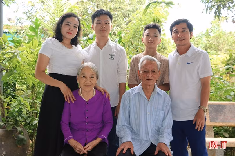 Giữ “lửa” yêu thương trong gia đình 3 thế hệ ở Hà Tĩnh