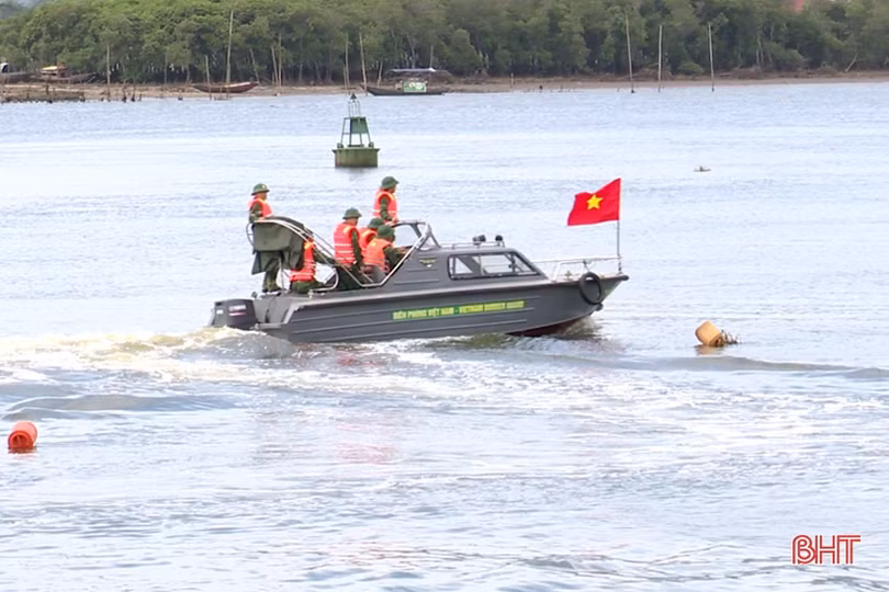 Bộ đội Biên phòng Hà Tĩnh tăng cường tuần tra, kiểm soát biên giới biển