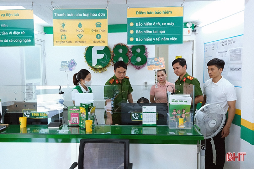 Đồng loạt kiểm tra 11 trụ sở F88 trên toàn Hà Tĩnh