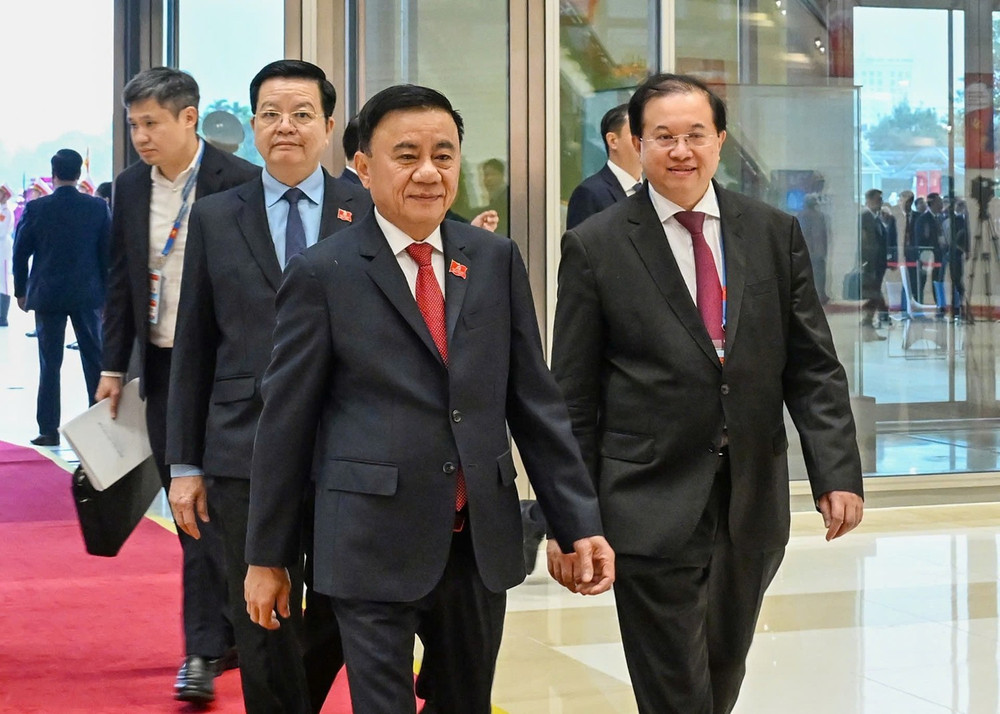 Đồng chí Trần Cẩm Tú, Ủy viên Bộ Chính trị, Thường trực Ban Bí thư, tham dự khai mạc Đại hội.