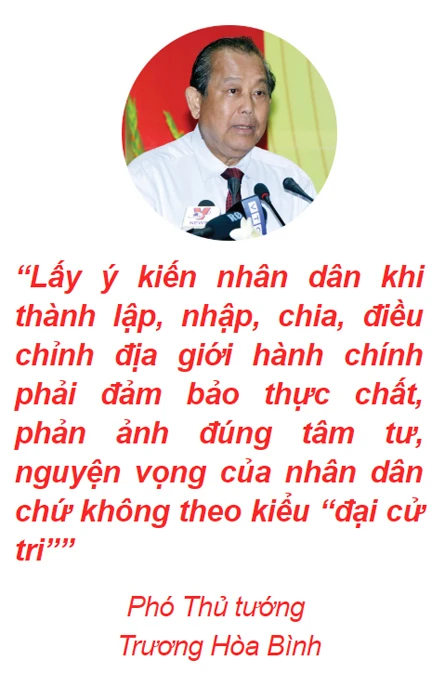 Sáp nhập huyện, xã: Lãnh đạo dôi dư “rời ghế” cũng là sự hy sinh