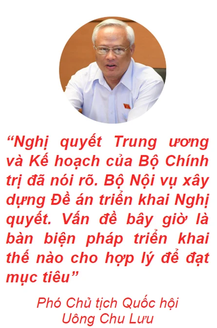 Sáp nhập huyện, xã: Lãnh đạo dôi dư “rời ghế” cũng là sự hy sinh