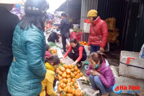 thi truong tet o ha tinh hang phong phu suc mua yeu