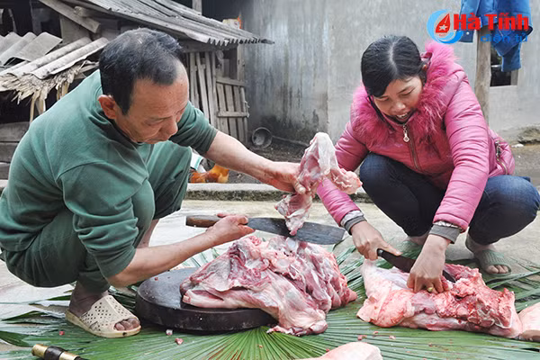 photo vui nhu dau thit lon an tet