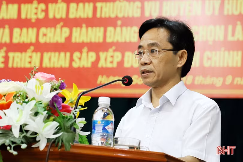 Sắp xếp đơn vị hành chính, tổ chức bộ máy cấp xã ở Hương Sơn phải làm đến đâu chắc đến đó