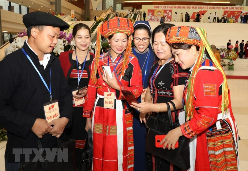 Chùm ảnh khai mạc Đại hội toàn quốc Mặt trận Tổ quốc Việt Nam