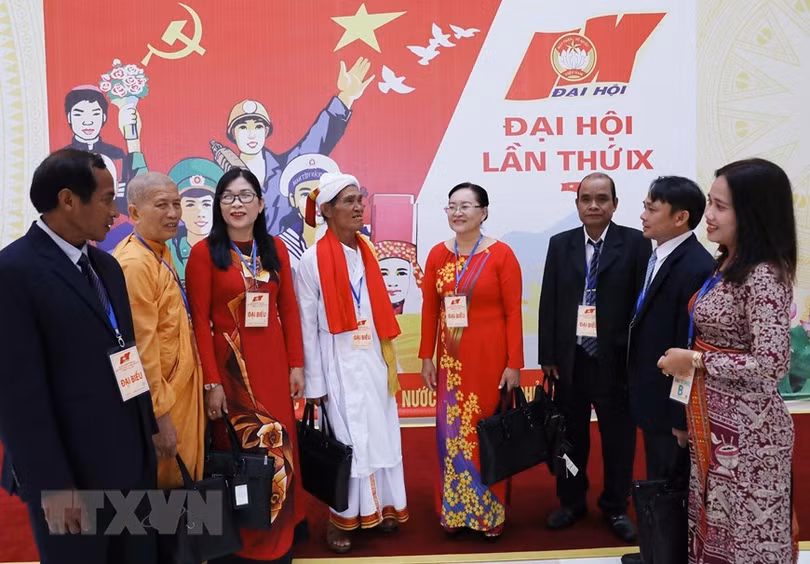 Chùm ảnh khai mạc Đại hội toàn quốc Mặt trận Tổ quốc Việt Nam