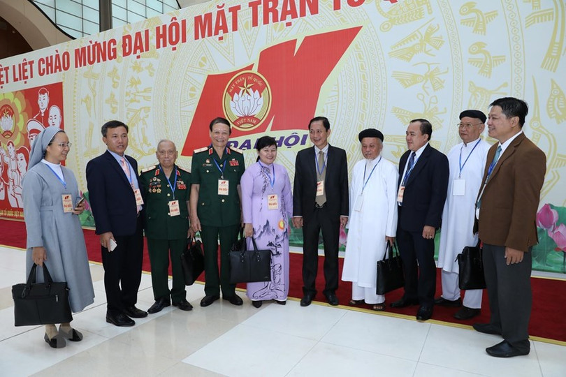 Chùm ảnh khai mạc Đại hội toàn quốc Mặt trận Tổ quốc Việt Nam