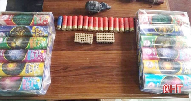 Hương Khê: Thu hồi 10 khẩu súng và 200 viên đạn 