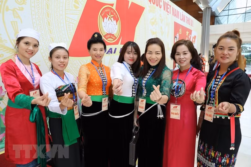 Chùm ảnh khai mạc Đại hội toàn quốc Mặt trận Tổ quốc Việt Nam