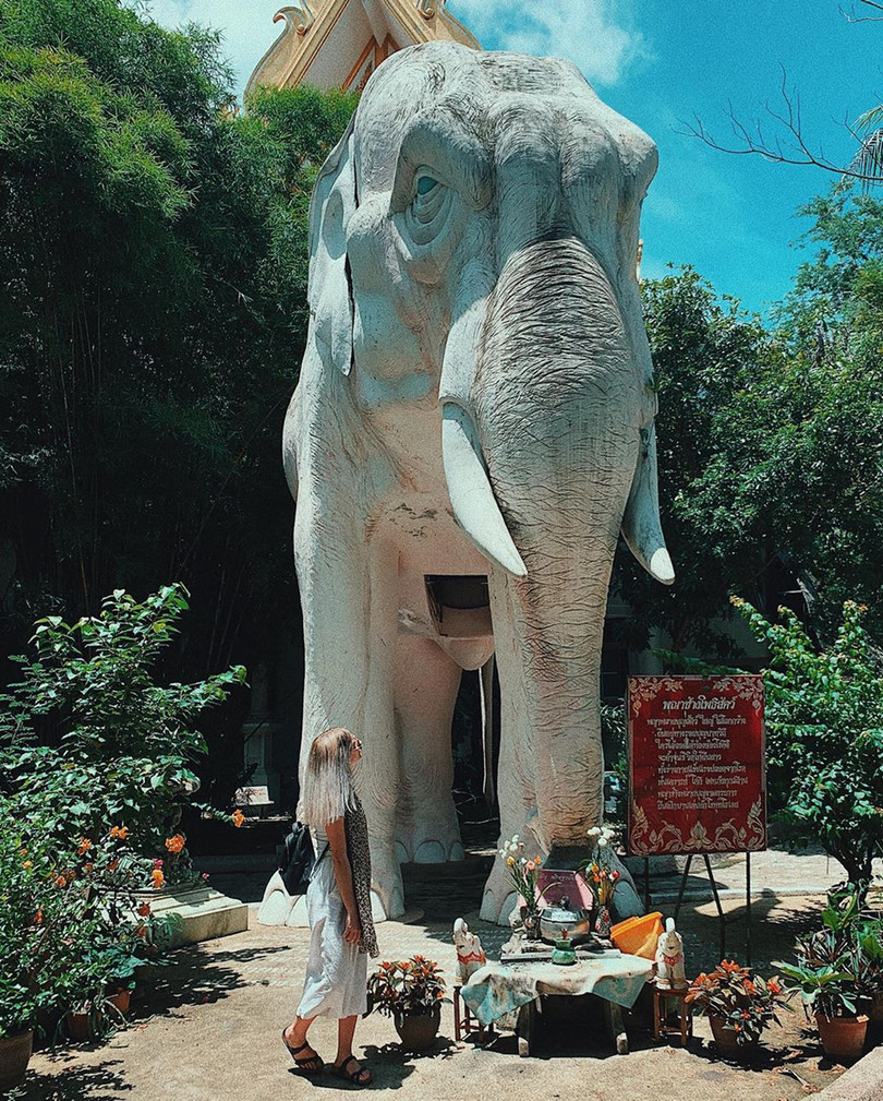 Bí ẩn đằng sau ngôi chùa hồng có rồng khổng lồ quấn quanh