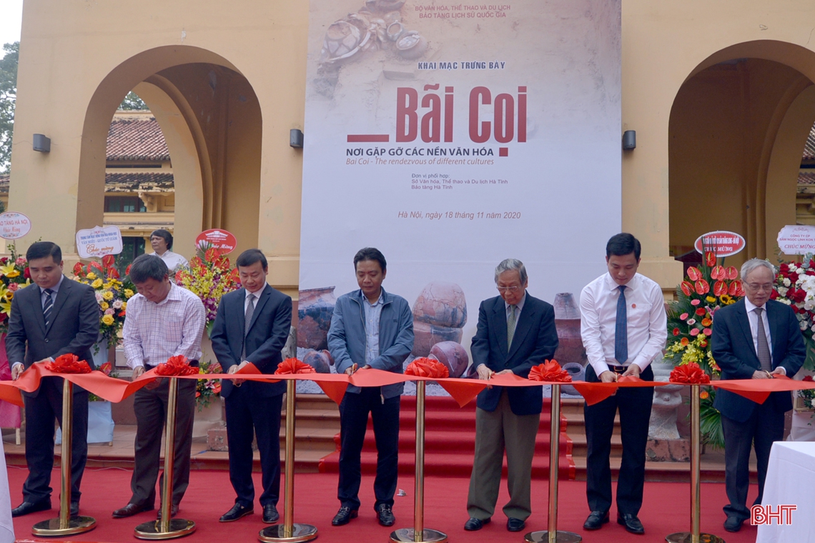 Hà Tĩnh phối hợp trưng bày triển lãm “Bãi Cọi - Nơi gặp gỡ các nền văn hóa”