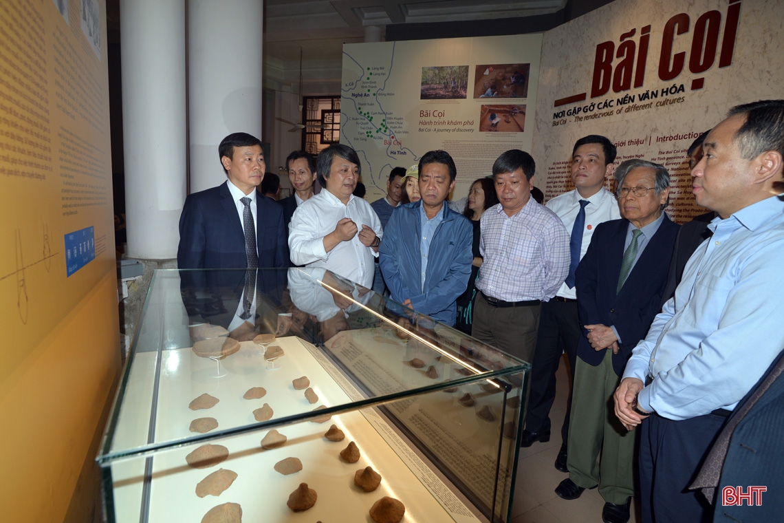 Hà Tĩnh phối hợp trưng bày triển lãm “Bãi Cọi - Nơi gặp gỡ các nền văn hóa”