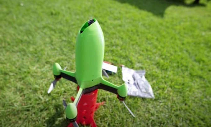 Peregrine 2 lập Kỷ lục Thế giới Guinness dành cho drone bay nhanh nhất. Ảnh: Luke Bell