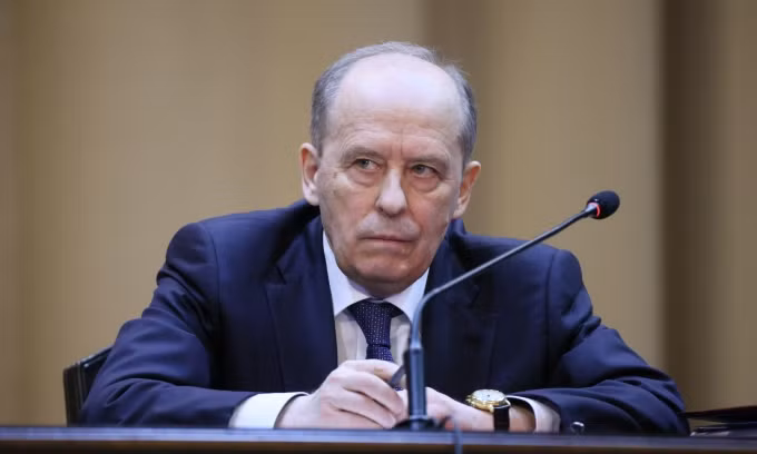 Ông Alexander Bortnikov, giám đốc Cơ quan An ninh Liên bang Nga (FSB), tại Moskva hôm 28/2. Ảnh: Reuters