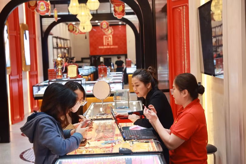 Thủ tướng tiếp tục yêu cầu tăng cường các biện pháp quản lý thị trường vàng: (Ảnh: PV/Vietnam+)