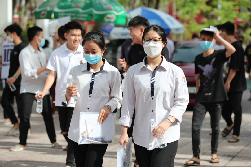 Thí sinh dự thi Tốt nghiệp Trung học phổ thông. (Ảnh: Bích Huệ/TTXVN)