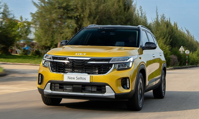 Kia Seltos bản 1.5 Turbo Luxury tại nhà máy của hãng ở Quảng Nam. Ảnh: Thaco Kia Seltos bản 1.5 Turbo Luxury tại nhà máy của hãng ở Quảng Nam. Ảnh: Thaco