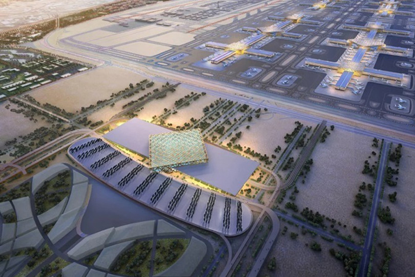 Dubai lần đầu tiên thông báo kế hoạch mở rộng Al Maktoum thành sân bay lớn nhất thế giới cách đây một thập kỷ. Ảnh: Dubai Airports VNE-Dubai-5553-1709268202.jpg