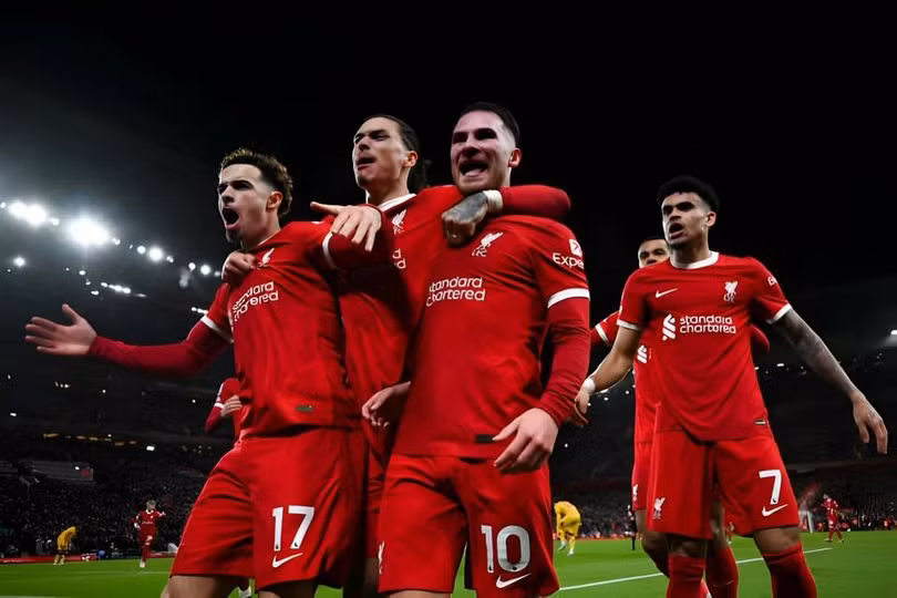 Liverpool chưa thể bị đánh bại trên sân nhà ở mùa này.