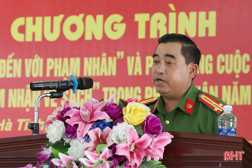 Thượng tá Cao Ngọc Diện - Giám thị Trại giam Xuân Hà phát động cuộc thi "Viết cảm nhận về sách" năm 2024. 88.jpg