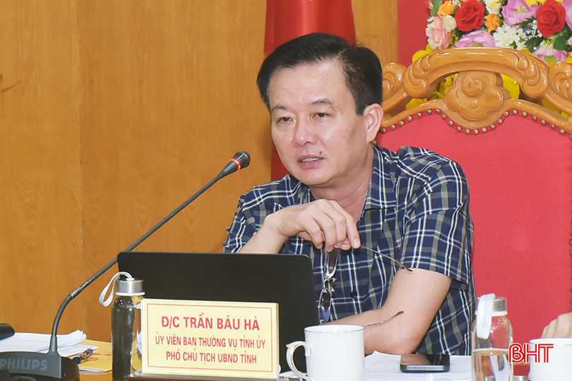 Phó Chủ tịch UBND tỉnh Trần Báu Hà: Một số nội dung cần xem xét, rà soát kỹ và xin ý kiến Ban Thường vụ Tỉnh ủy trước khi trình HĐND tỉnh. 5.jpg