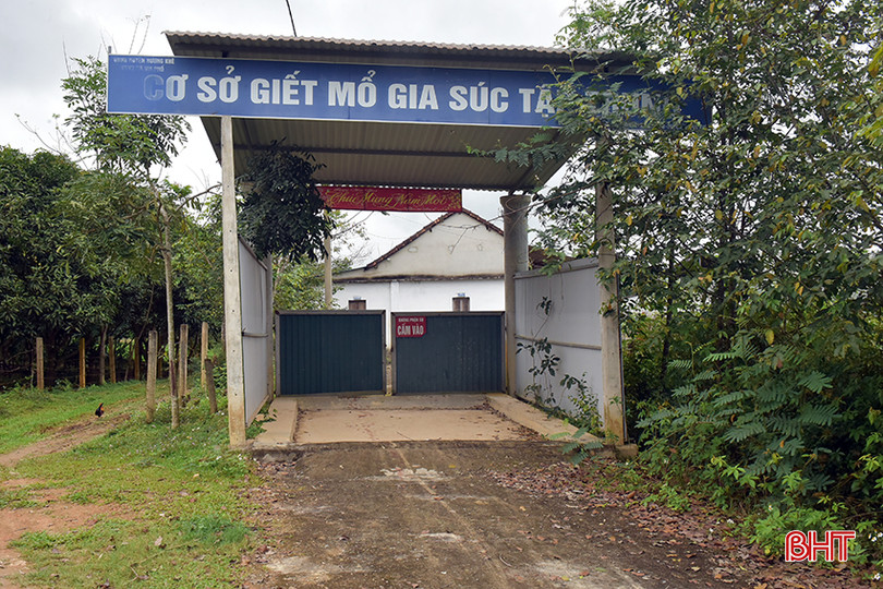 Cơ sở giết mổ gia súc tập trung tại xã Gia Phố ngừng hoạt động từ năm 2018 đến nay. 2.jpg