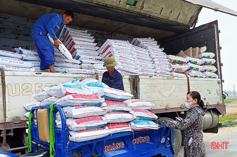 Trung tâm phối hợp cung ứng gần 500 tấn phân bón cho hội viên nông dân tại các địa phương. a1.jpg