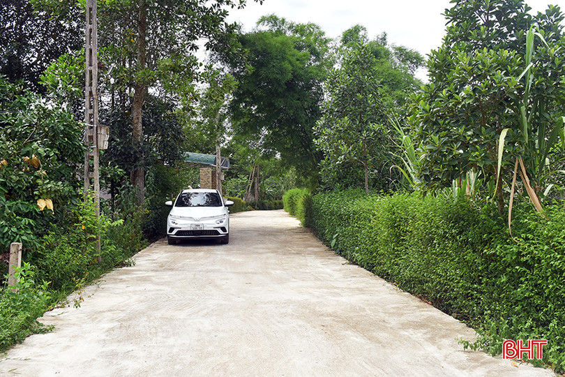 Cảnh quan NTM xanh, sạch, trù phú ở thôn Hương Yên. 5.jpg