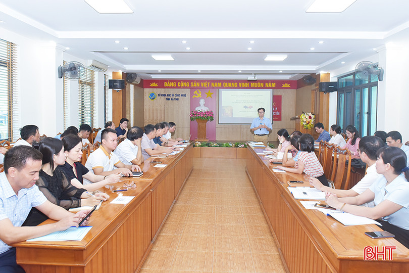 Hà Tĩnh vừa tổ chức hội thảo khoa học “Đăng ký bảo hộ nhãn hiệu và chỉ dẫn địa lý tại nước ngoài - quy định pháp luật và thực tiễn”. 2.jpg