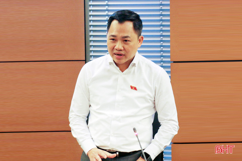 Phó Chủ nhiệm Ủy ban Kinh tế của Quốc hội Nguyễn Đình Việt - ĐBQH Đoàn Cao Bằng phát biểu thảo luận. 3.DBDinhViet.JPG