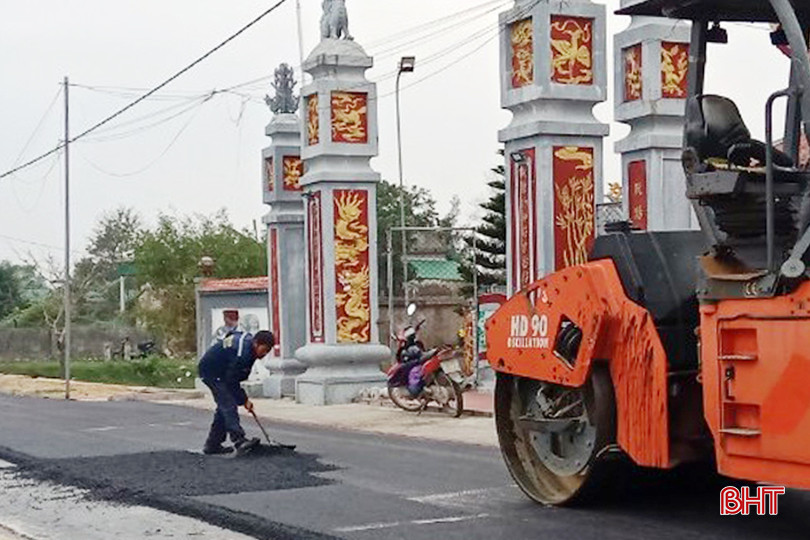 Xã Mai Phụ nâng cấp các trục đường chính để hướng tới đạt chuẩn NTM kiểu mẫu. 1.jpg