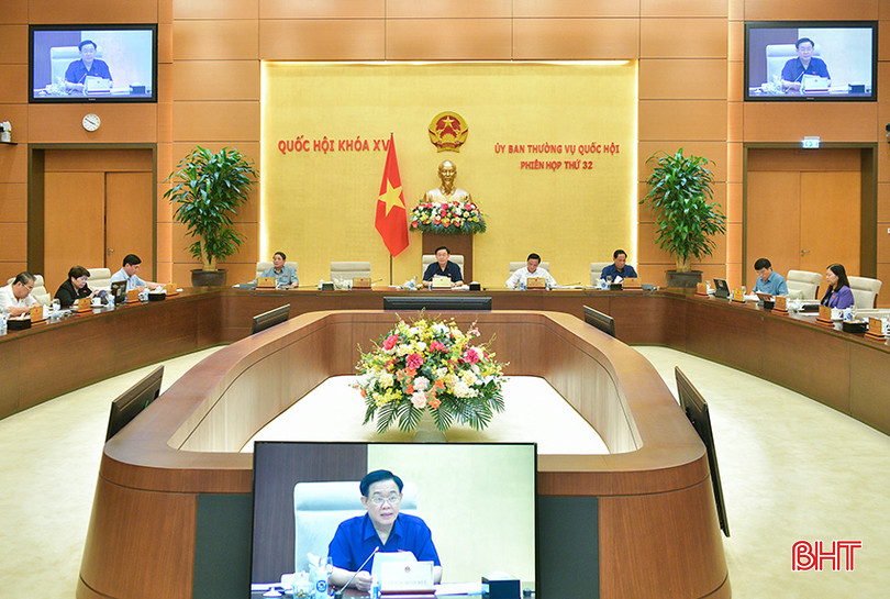 Phiên họp thứ 32, Ủy ban Thường vụ Quốc hội cho ý kiến về việc chuẩn bị Kỳ họp thứ 7. 24.04.21.TrieuTapKyHop7QuocHoiXV.1.jpg