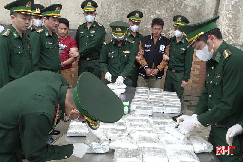 Lượng ma túy "khủng" nhất trong 3 năm gần đây được BĐBP Hà Tĩnh thu giữ sau khi phá thành công Chuyên án HT324 (ngày 11/4). 2 - Copy.jpg