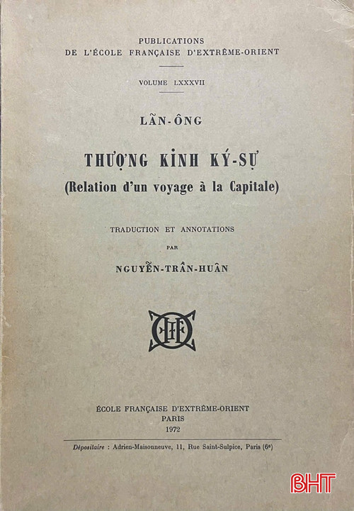 Tác phẩm Thượng Kinh ký sự dịch ra tiếng Pháp, xuất bản năm 1972 tại Pari. z5930113362544-50805d59a14de4c2f922a83269f63097-3096.jpg