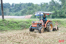 Nông dân Hương Khê sản xuất linh hoạt, bám đuổi tiến độ vụ đông