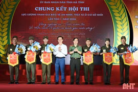 Xã Thạch Hà giành giải nhất Hội thi “Lực lượng tham gia bảo vệ ANTT ở cơ sở giỏi”