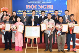 Công bố Nhãn hiệu chứng nhận “Bánh đa nem Hà Tĩnh”