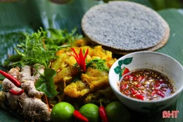 Hấp dẫn món sứa lá dung ở vùng biển Kỳ Anh