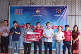 Khởi công nhà nhân ái thứ 43 thuộc chương trình Vòng tay nhân ái - Báo Hà Tĩnh