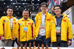 Việt Nam lập kỳ tích ở Olympiad cờ vua 2024