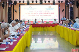 Giáo sư, Viện sỹ Hồ Tôn Trinh: Nhà văn hóa đất Thành Sen